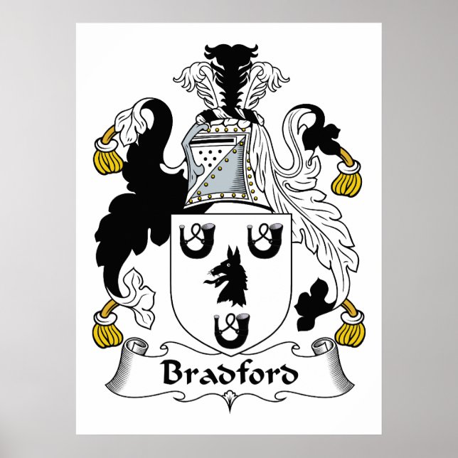 Pôster Bradford Family Crest (Frente)