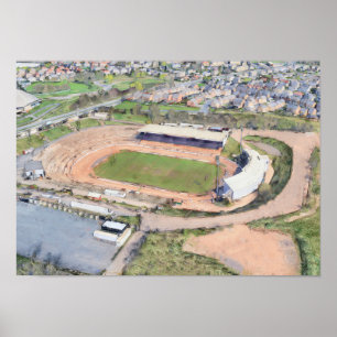 Poster Bradford Rugby League, Odsal Stadium