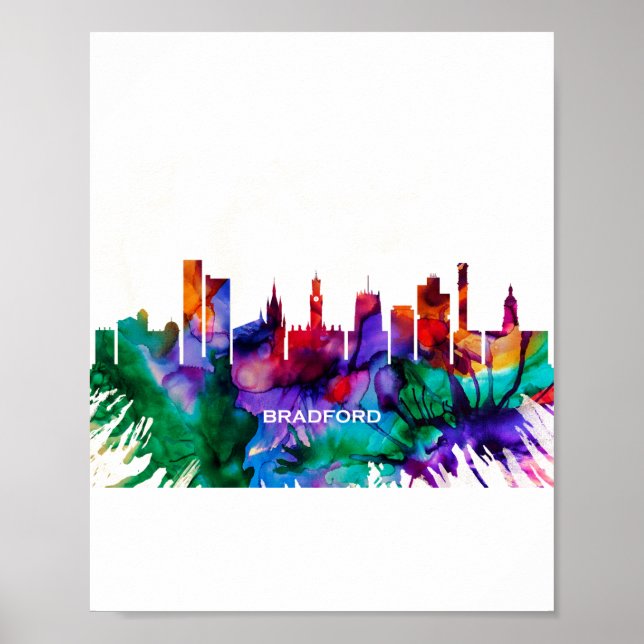 Poster Bradford Skyline (Frente)