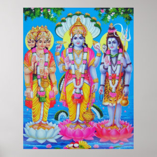 Pôster brahma-vishnu-mahesh