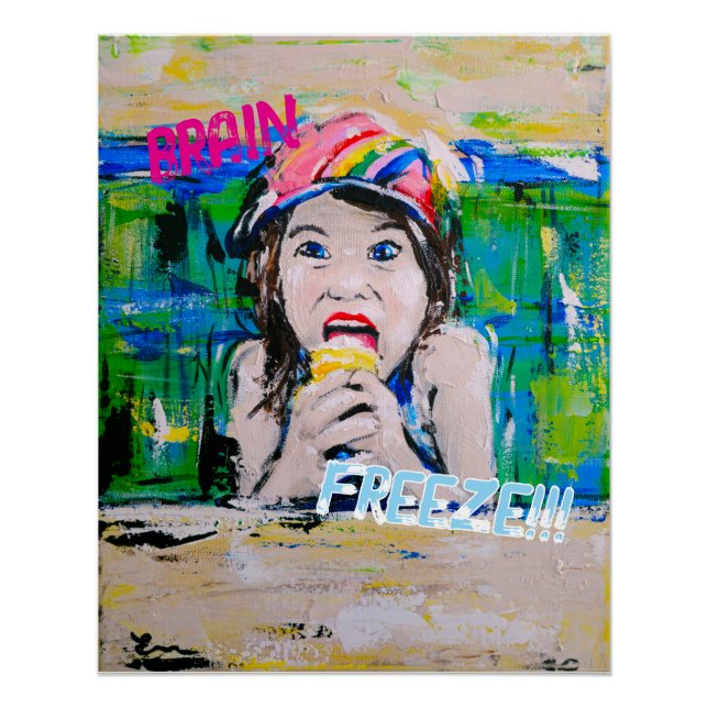 Pôster Brain freeze (Frente)