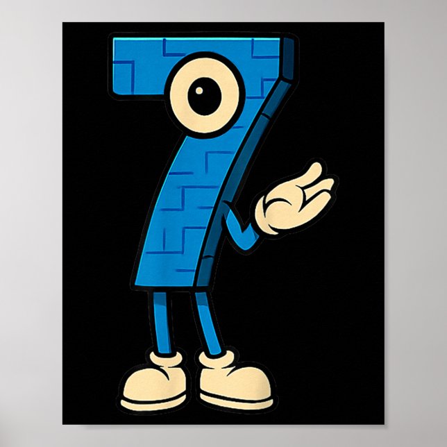 Poster Brainrot 67 Seis Sete 6 7 Meme Personalizado  (Frente)