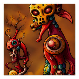 Pôster Brainrot - Ken Gage Surreal Art