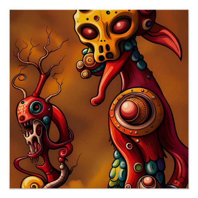 Pôster Brainrot - Ken Gage Surreal Art (Frente)