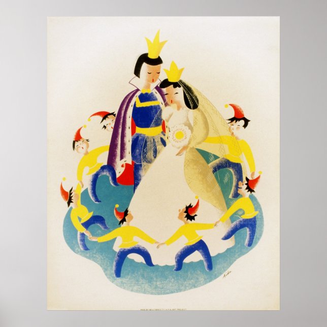 Poster Branca de Neve e os sete anões (Frente)