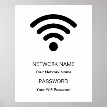 Branco de Rede Wifi com Marca Personalizada e Senh