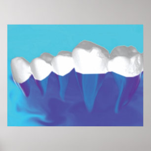 Poster branco do Orthodontist do dentista do