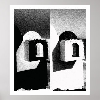 Poster Branco E Negro Binário, Fuerteventura