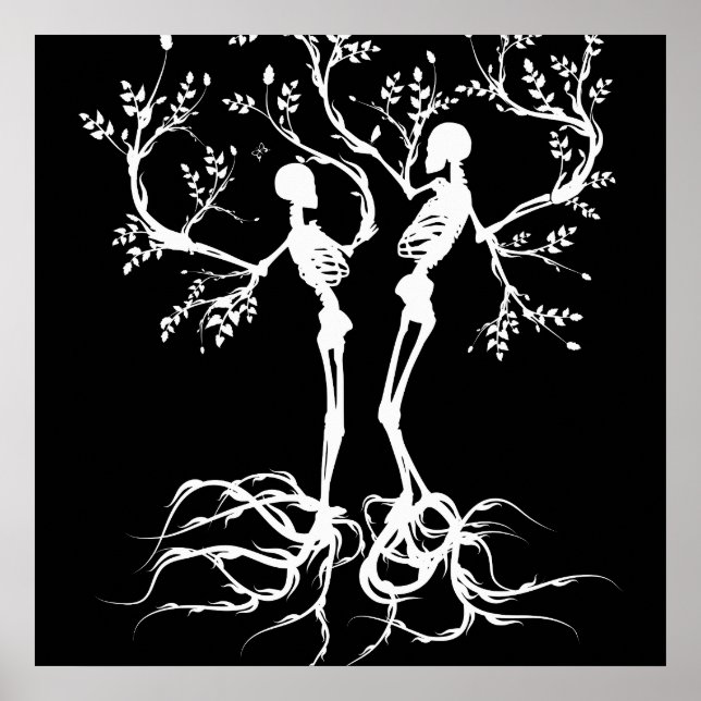 Pôster Branco em crescimento (Frente)