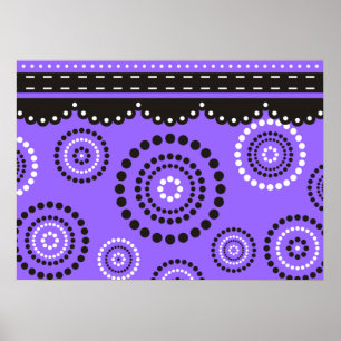Poster Branco preto de ARTdeco da festão + seu backgr. c