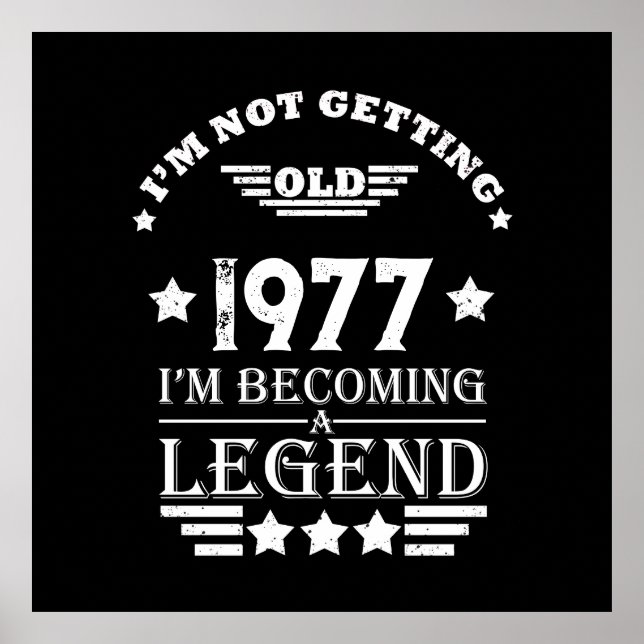 Poster Brancos de aniversário personalizados (Frente)