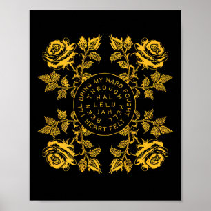 Poster Brandon Merch Duro Lutou Hallelujah Lak