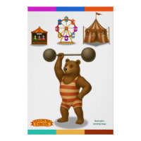 Brandon, urso forte do circo