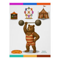 Brandon, urso forte do circo