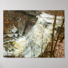Pôster Brandywine Falls em Winter, Ohio