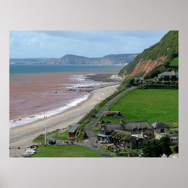 Poster Branscombe Beach (Frente)