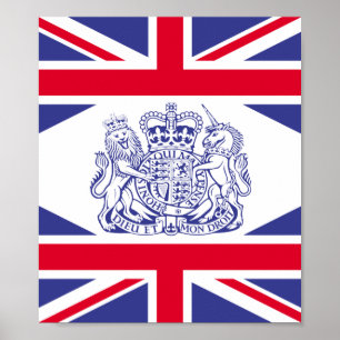 Poster Brasão BRITÂNICA
