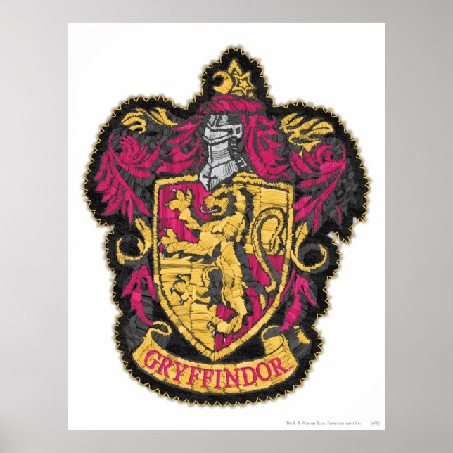 Poster Brasão da Casa Grifinória | Harry Potter (Frente)