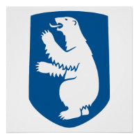 brasão de armas da Groenlândia país símbolo emblem