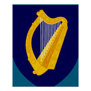 Pôster Brasão de armas da Irlanda