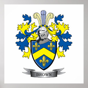 Pôster Brasão de Brown