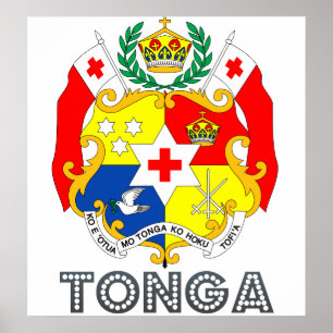 Pôster Brasão de Tonga