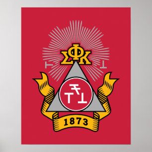 Poster Brasão Phi Sigma Kappa