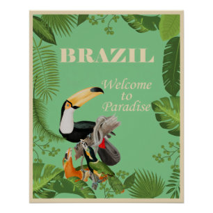 Pôster Brasil, Bem-vindo ao Paraíso,
