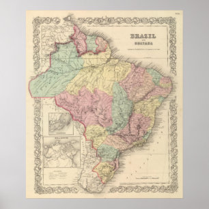 Poster Brasil e Guayana