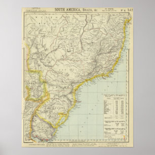 Pôster Brasil e Uruguai