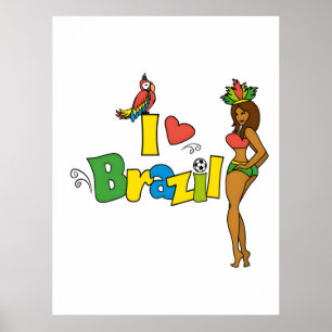 Poster Brasil: Um país para amar e explorar