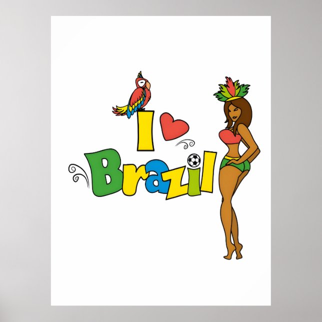 Poster Brasil: Um país para amar e explorar (Frente)