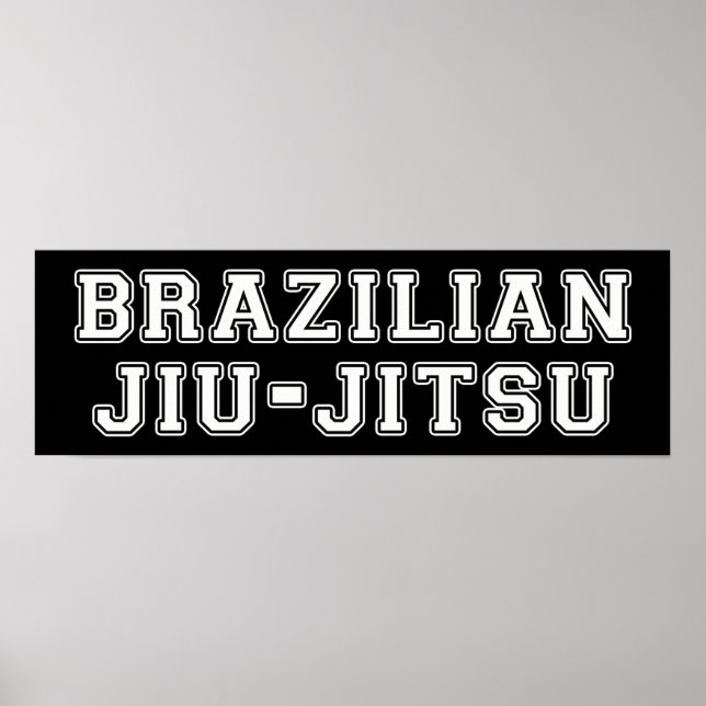 Pôster Brasileiro Jiu Jitsu (Frente)