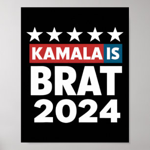 Poster Brat Engraçado Fala Mulheres Feministas