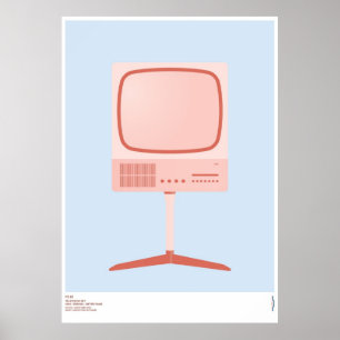 Poster Braun FS 80 Televisão - Dieter Rams