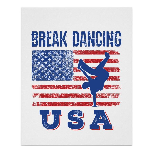Pôster Break Dancing USA (Frente)