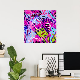 Poster Break Out Star: Abstrato Art