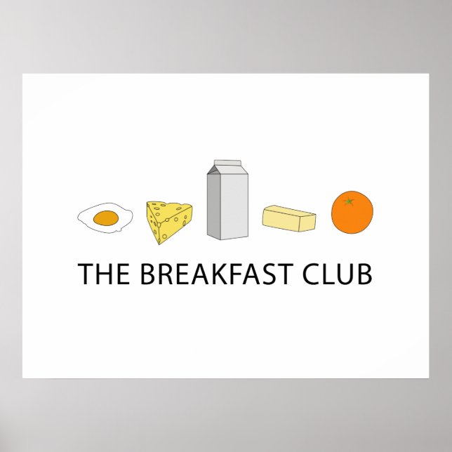Poster Breakfast Club (Frente)