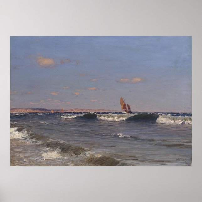 Poster Breaking Wave por Dubovskoy (Frente)