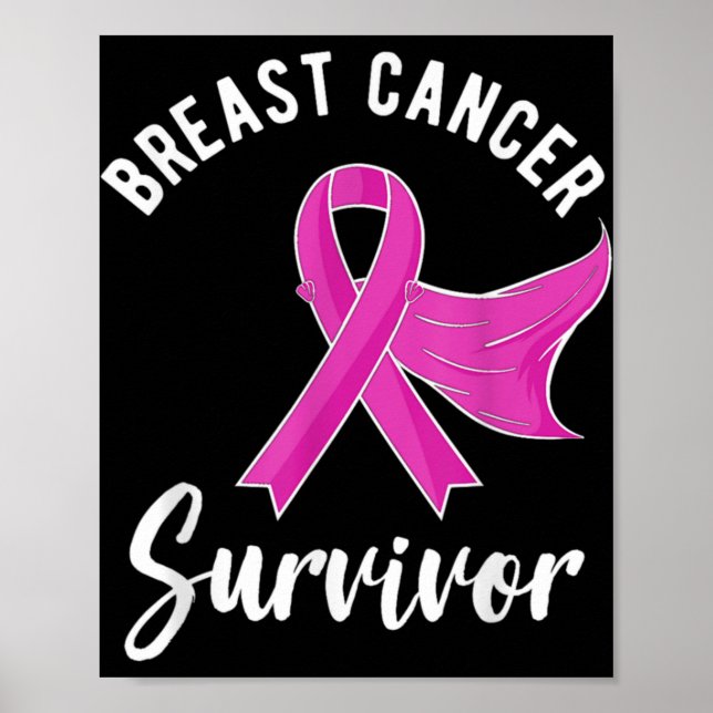 Poster Breast Cancer Awareness Women Survivor Nk  (Frente)