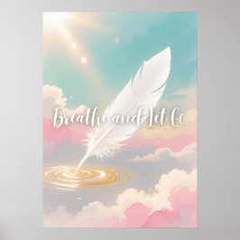 Poster Breathe and Let Go