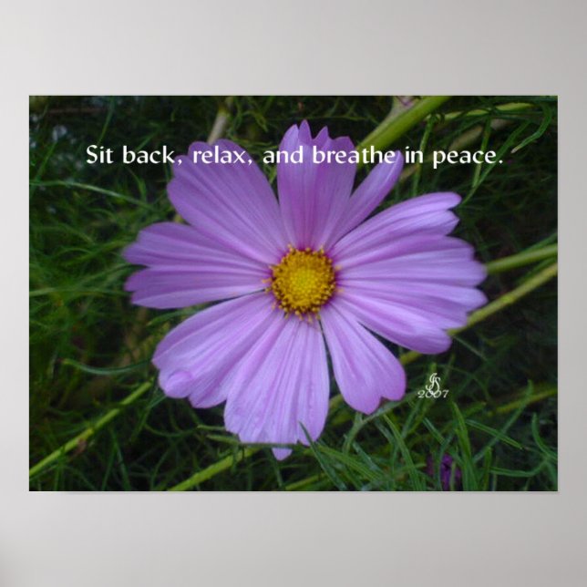 Pôster Breathe in Peace (Frente)