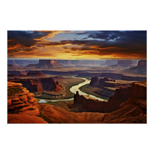 Pôster Breathtaking Sunset at the Grand Canyon