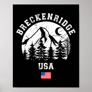 Poster Breckenridge Colorado Ski Resort Alpino Skiame