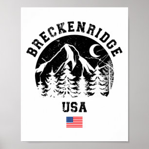 Poster Breckenridge Colorado Ski Resort Alpino Skiame