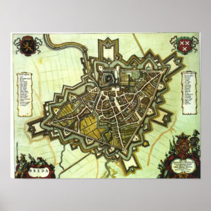 Poster Breda - 1652