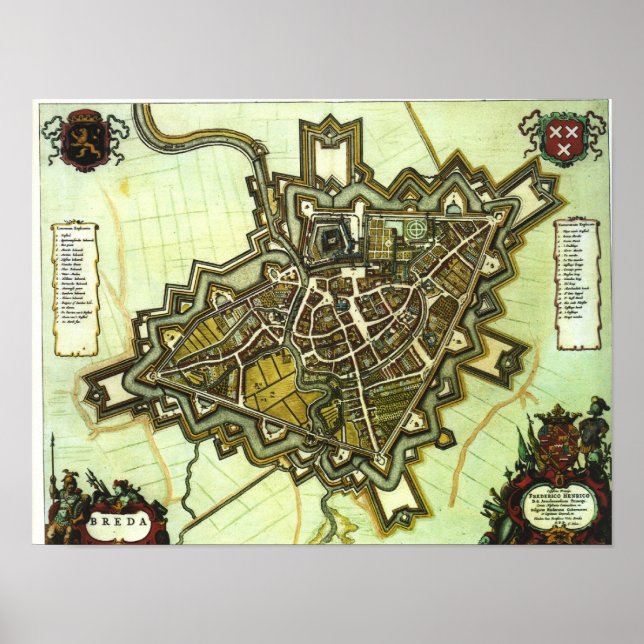 Poster Breda - 1652 (Frente)