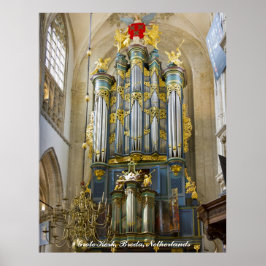 Poster Breda Grote Kerk, Países Baixos