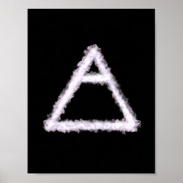 Poster Breezy Air Elelement Alchemy Symbol