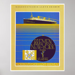 Pôster Brema - NewYork no der ø Classe